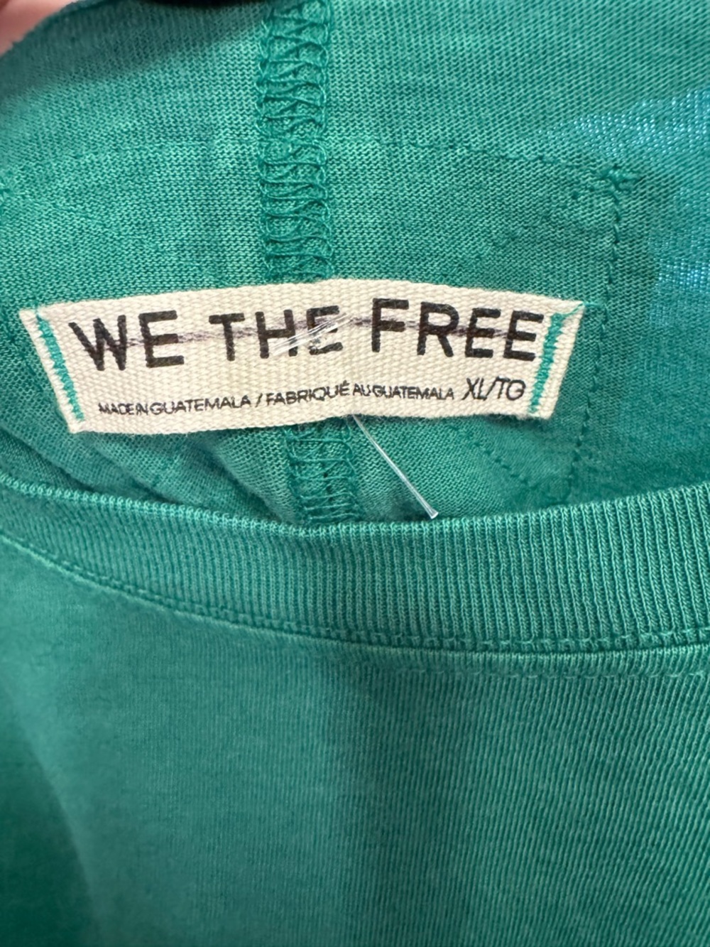 NWOT Free People We The Free Perfect Oversized Tee - Green - XL *IR* - Picture 8 of 10